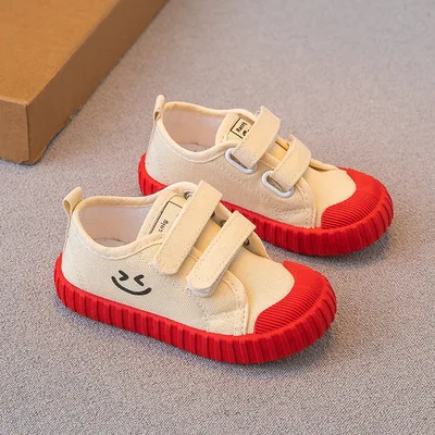 Children Fashion Canvas Shoes 2022 New Korean Version Spring Autumn Boys Soft-soled Breathable Shoes Non-slip Girls Casual Shoes