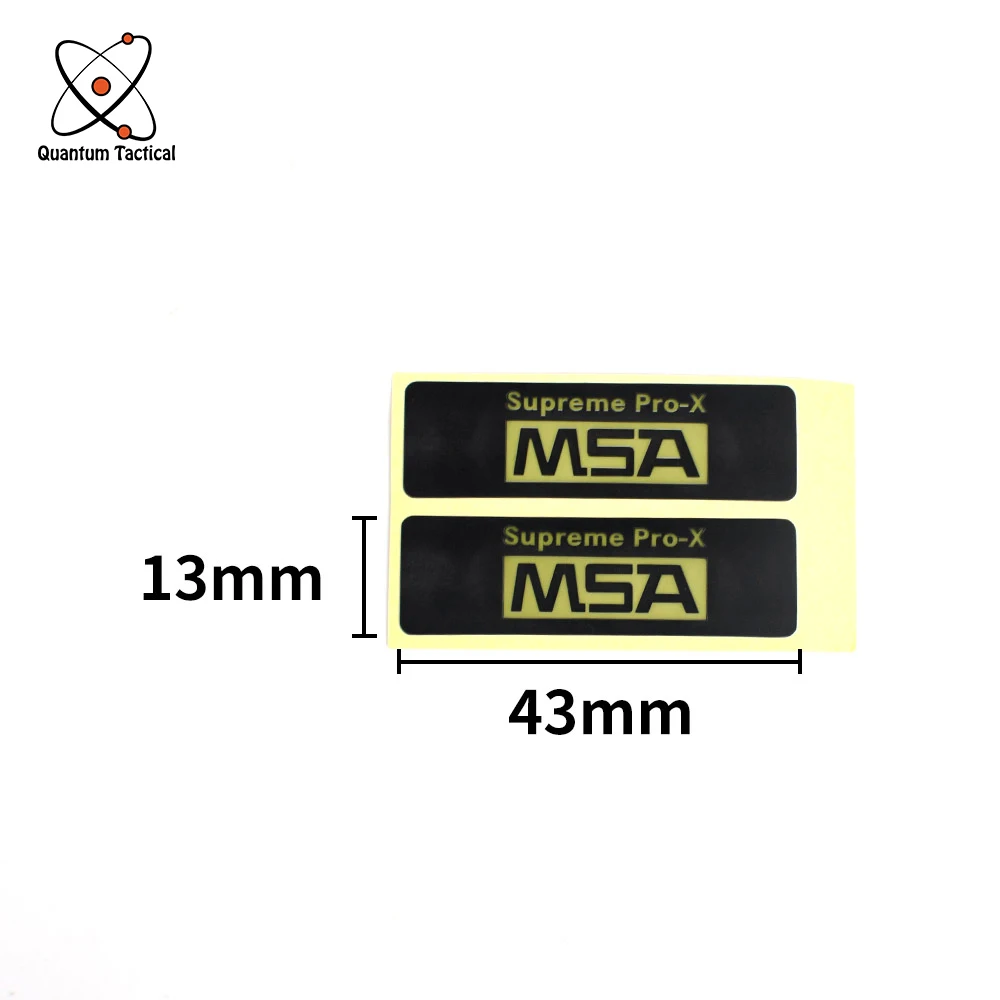 5set /Pack 43*13mm Airsoft Sordin Headset MSA Sticker Shooting Headphone Supreme Pro-X Stickers Hunting Accessories - купить по