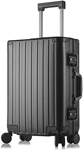 

Aluninum багажная кабина, Жесткий чемодан с замком TSA (серебристый, 20 дюймов ручной работы)
