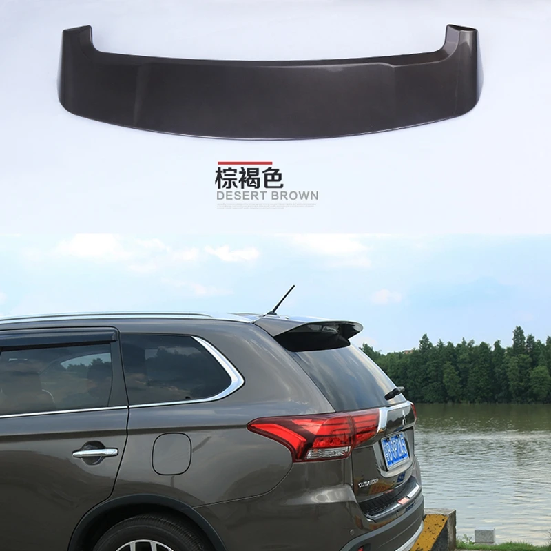 Car Styling Hot ABS Plastic Unpainted Primer Rear Trunk Boot Lip Wing Spoiler For Mitsubishi Outlander 2013 2014 2015 2016
