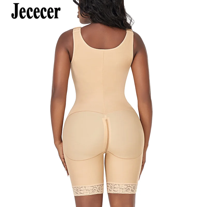 Compression Spandex Shaping Rompers Women Shapewear Bodysuit Body Shaper Jumpsuit Overbust Slimming Cinchers Waist Trainer