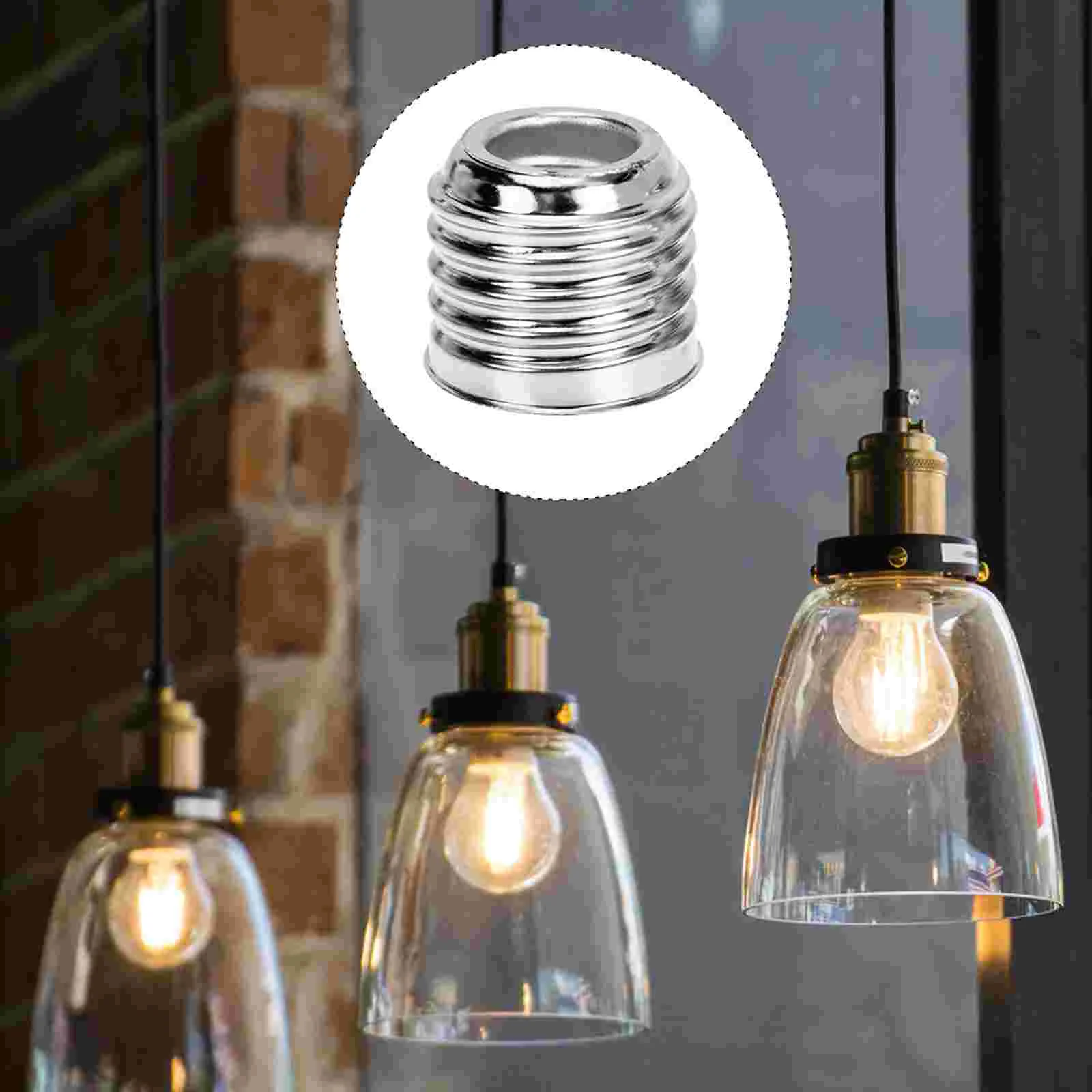 

15 Pcs Light Bulb Converter E14 E27 Small Screw LED Adapter Lamp Converters Aluminum