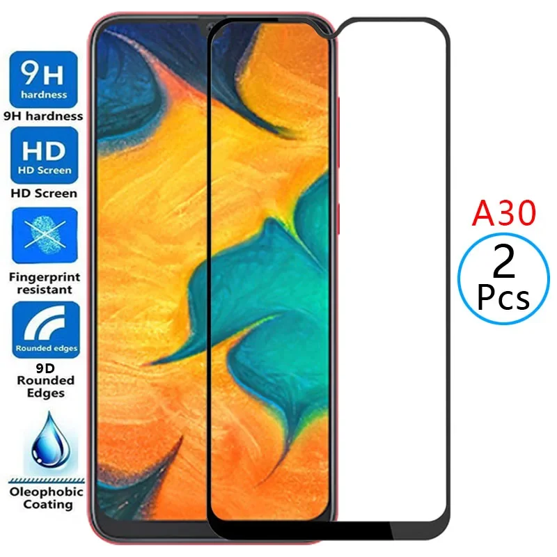 9d protective tempered glass for samsung a30 screen protector on samsun galaxy a 30 30a safety film samsumg sansung galaxi galxy