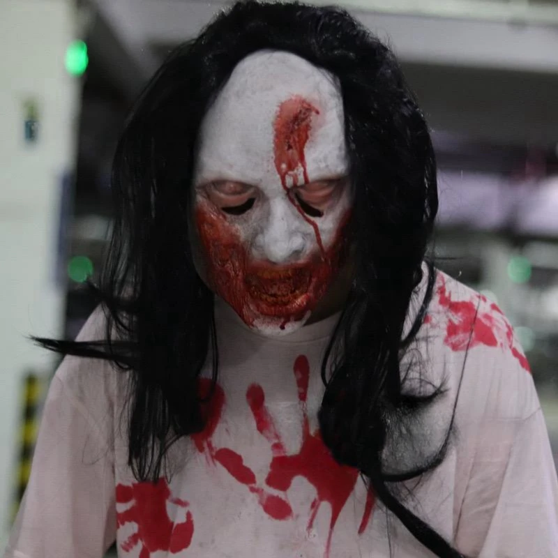 Хэллоуин ужас кровавая гримаса маска для взрослых монстра Полнолицевая