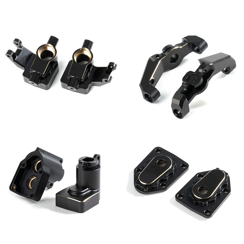 

Сверхмощный латунный портальный противовес корпуса рулевого колеса для Axial UTB18 Капа 1/18 RC гусеничные автомобильные детали A