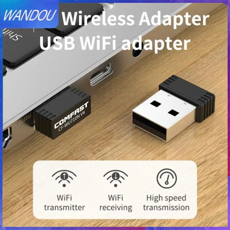 

Mini 802.11n/g/b/a Usb Wifi Adapter Usb2.0 Receiver For Desktop Laptop Windows 7 8 10 11 Wi-fi Receiver Dongle Antenna 2.4ghz