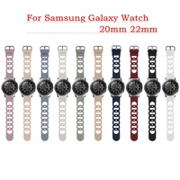 20mm 22mm strap for huawei watch gt2egt2 46mmgt 42mm samsung galaxy watchgear s3s2 active 2 amazfit gtr silicone bracelet