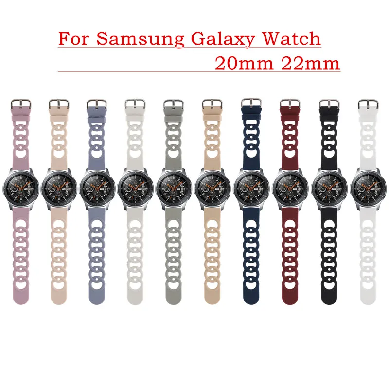 Ремешок силиконовый для Huawei Watch GT2e/GT2 46 мм/GT 42 мм браслет Samsung galaxy watch/Gear s3/S2 active 2 Amazfit