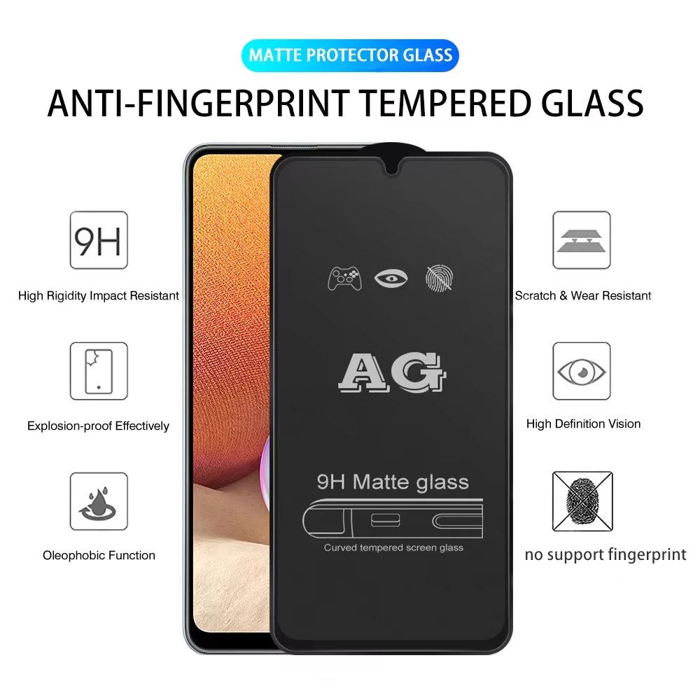 1-5 шт. матовое антибликовое закаленное стекло для iPhone 18 Pro Max 17 Pro Max 16 13 12 14 15 Air, матовая защита от царапин, защита для всего экрана (art.: 3920dc27becbc) - 3920dc27becbc