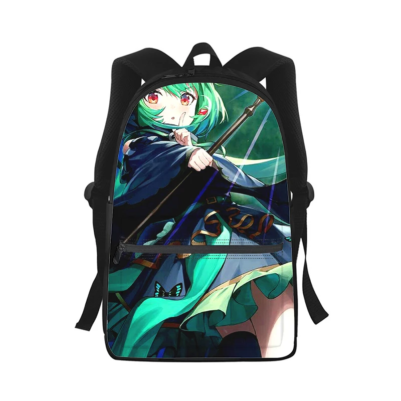 Uruha Rushia Men Women Backpack 3D Print Fashion Student School Bag Laptop Backpack Kids Travel Shoulder Bag