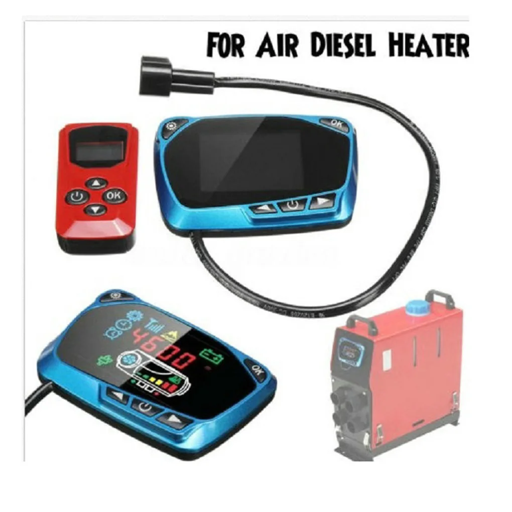 

LCD Parking Heater Remote Control Heating Fan Controller Button Operation
