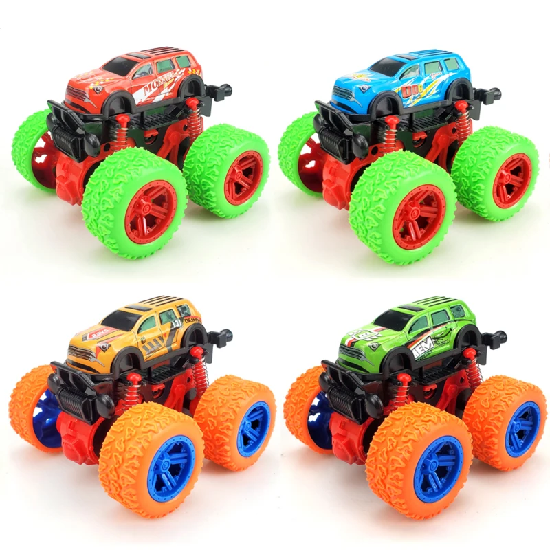 

Kids Toy Cars High Speed Off-road Vehicle Model Inertia Climbing Stunt Car Four-wheel Drive Children Boy Girl Baby Gift Present