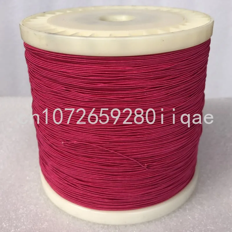 

0.04X220 Strands Rose Red Special Multi-strand Wire for Mining Machine Silk Covered Wire Yarn Covered Wire Litz Wire