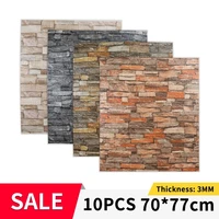 3d wallpaper imitation brick bedroom decor panel self adhesive wall stickers for living room kitchen tv backdrop home decoration