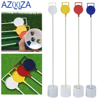 1set golf flagstick hole cup 3ftpractice putting green flags for yarddouble side double sewn golf pin flag golf accessories