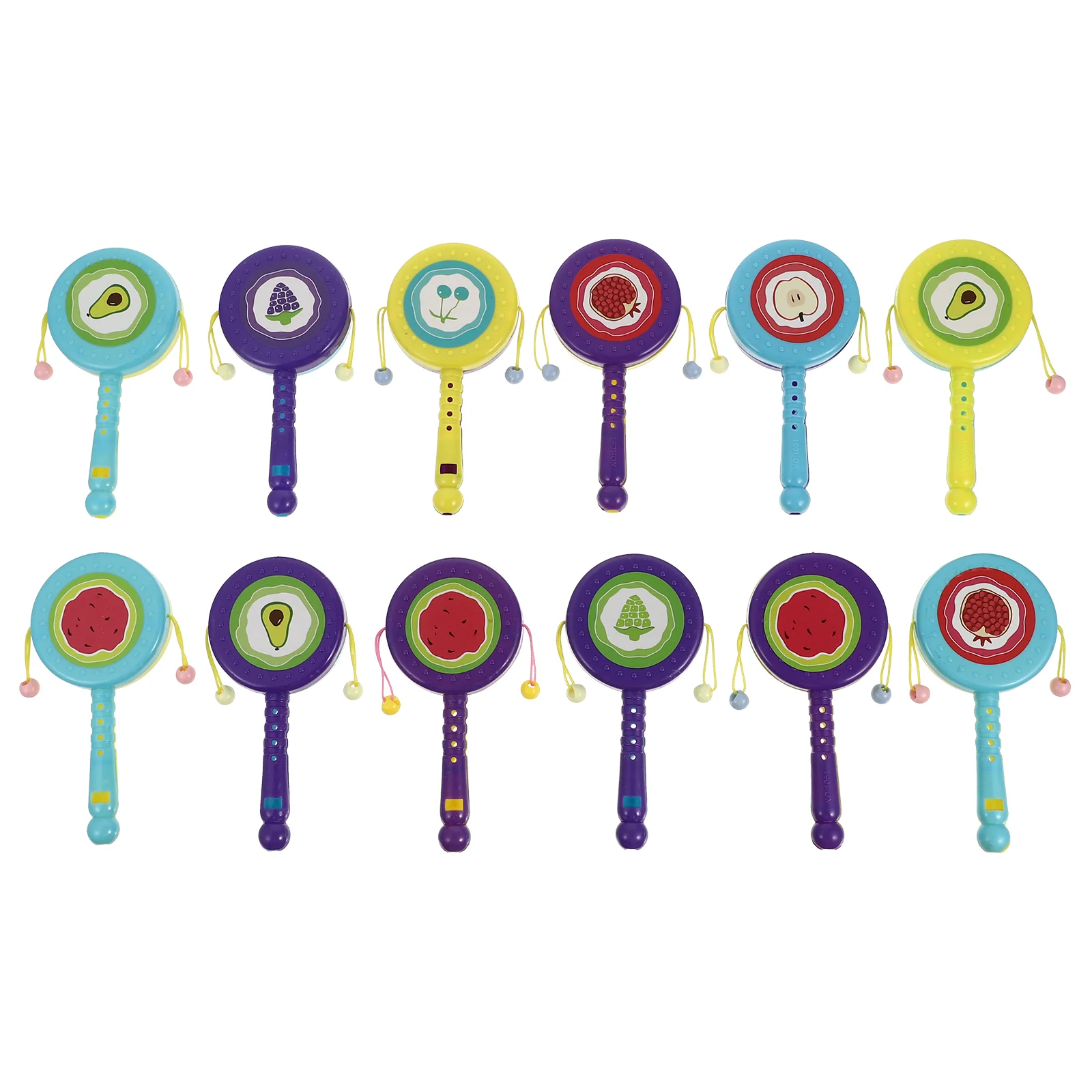 

Cartoon Drums Plastic Cartoon Plaything Toddler Handheld Baby Drums Plastic Toddles Educational Toys Infants