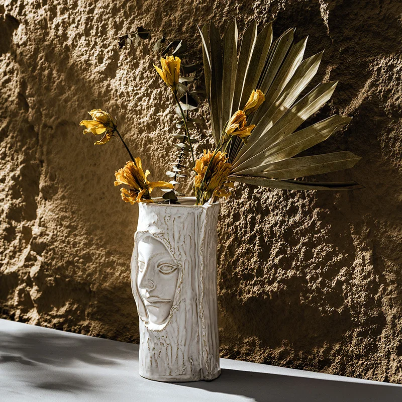 Декоративная ваза CAPIRON из дзен-керамики уникальная коричневая книжная полка с