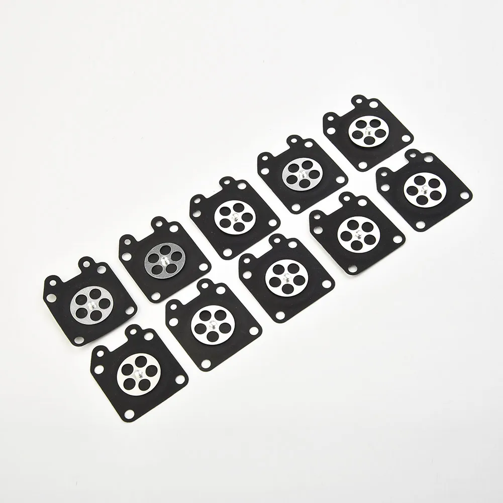 

Carburetor Carb Replacement Metering Diaphragm Repair 10pcs Chainsaw Parts For Walbro 95-526 95-526-9 95-526-9 Black Set