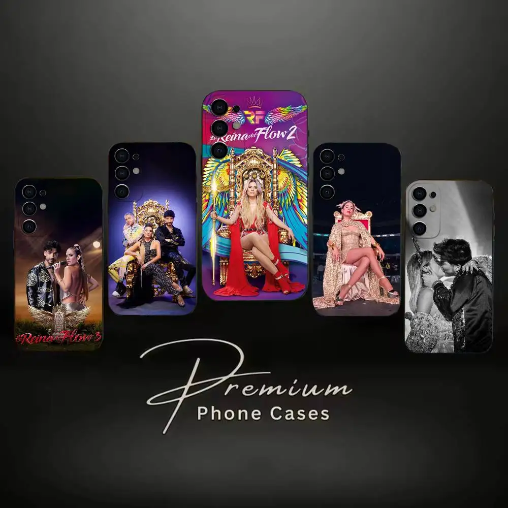 Фото Чехол для телефона Yeimy-La Reina Del Flow -ES, черный, мягкий, для Samsung S24, S23, S21, S22, S30, S20 Ultra Plus №1