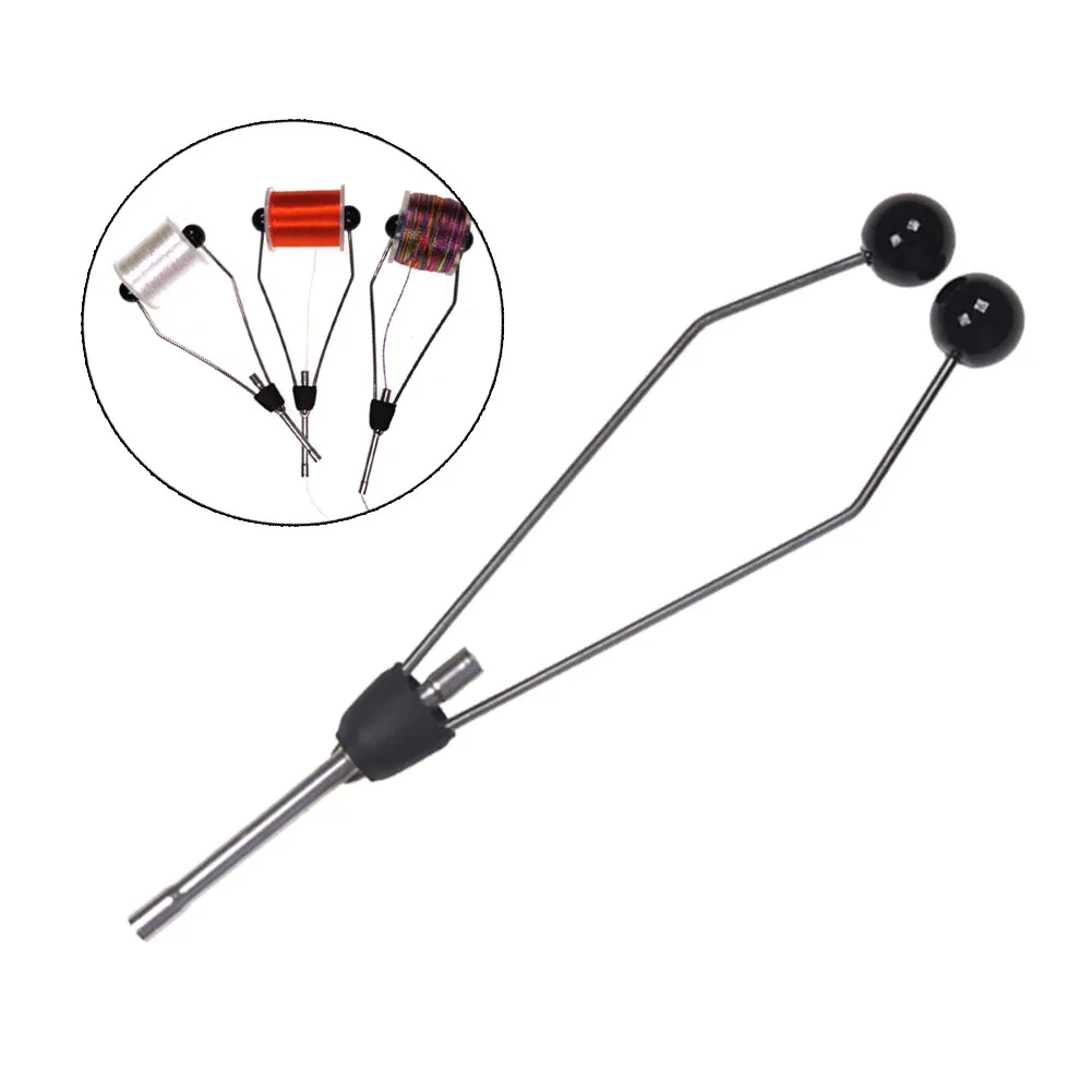 

Professional Fly Tying Bobbin Holder Bullet Head Bi-Ceramic Tip Thread Holder FIsh Lure Making Fly Tying Tool Fishing Tackle