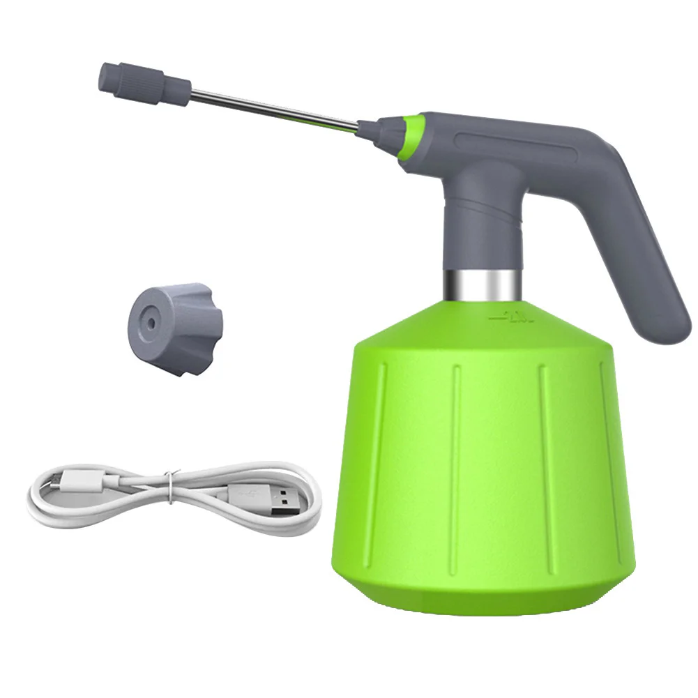 

2L Electric Plant Mist Spray Bottle Automatic Garden Watering Can Water Sprayer Sterilizations Car Wash-Green