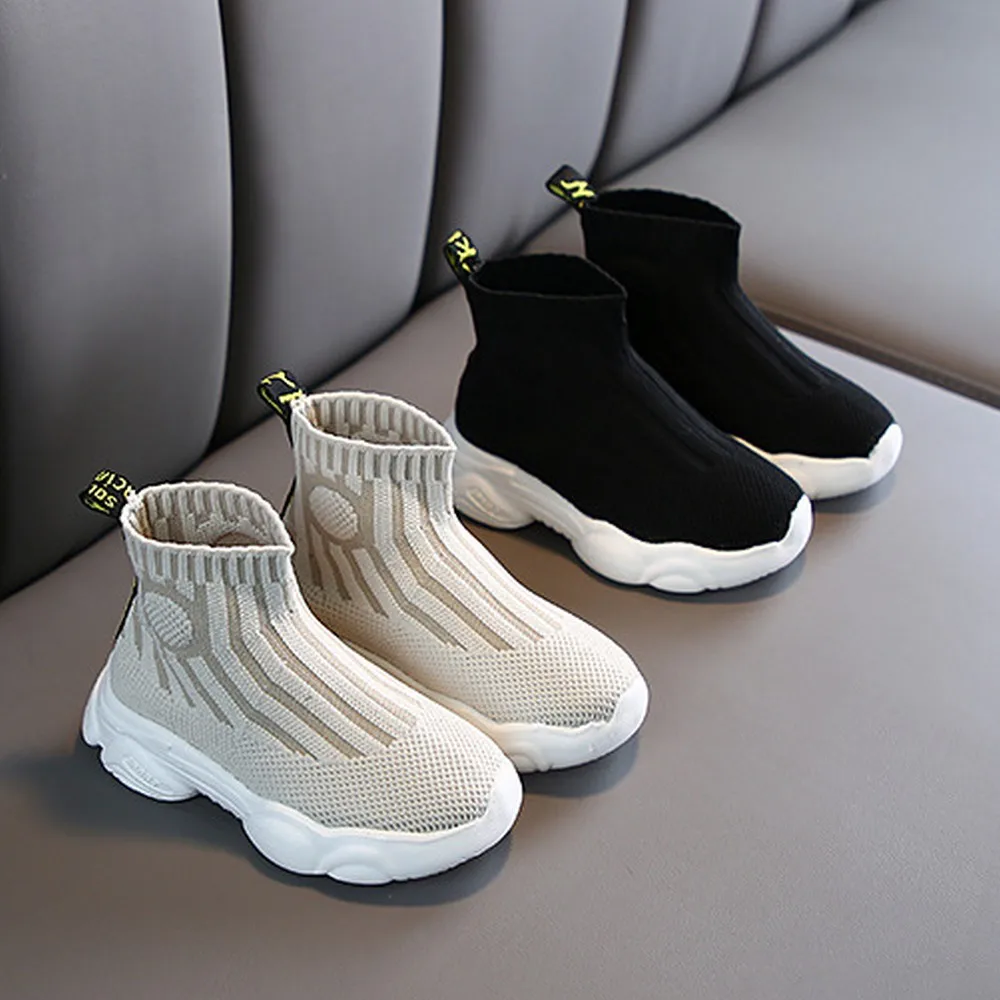 

Kids Infant Casual Toddler Shoes Spring Autumn New Children Breathable Mesh Socks Shoes Girls Boys Sneakers Baby Shoes 7-12m