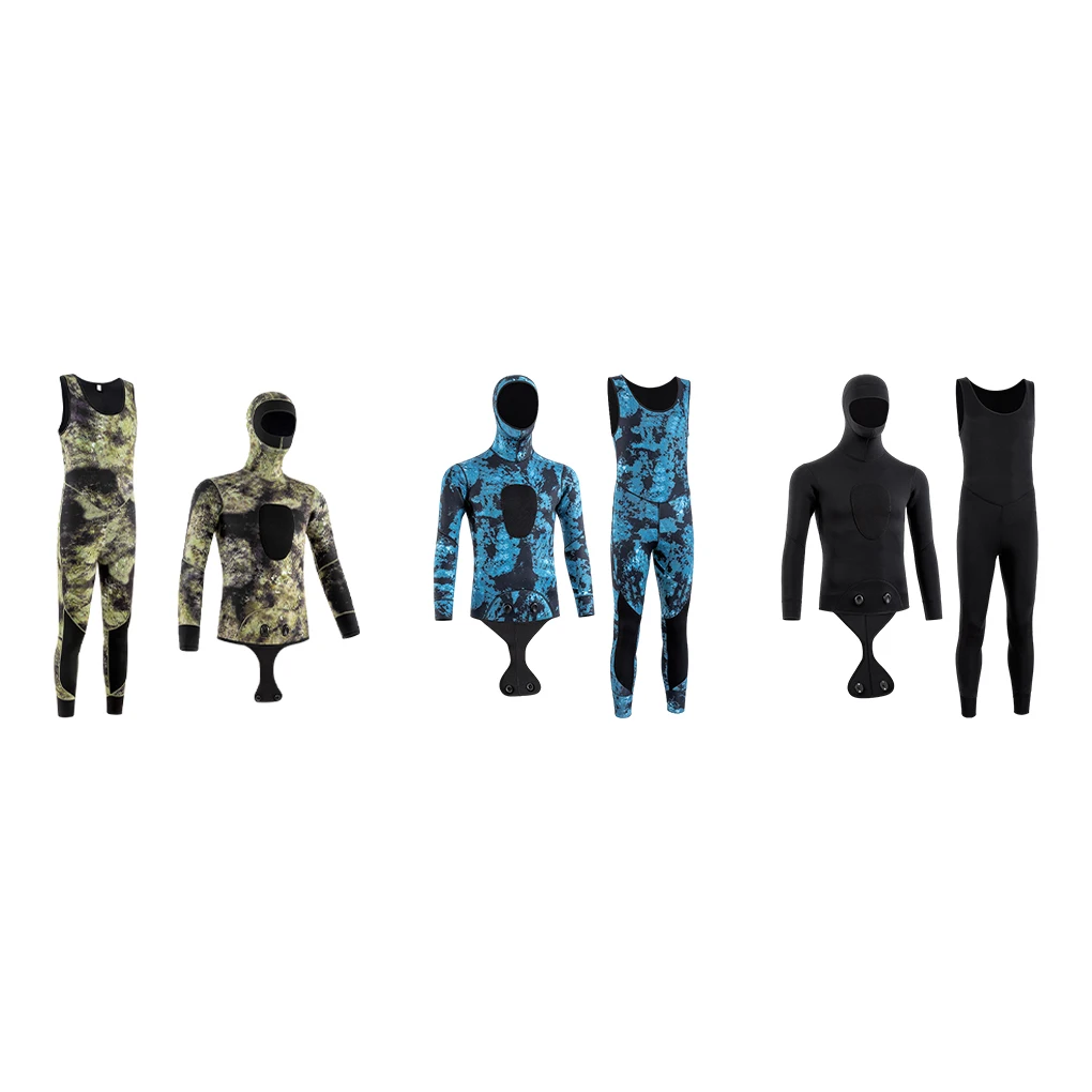 

Sunproof And Waterproof Surfing Jumpsuit For Water Adventures Neoprene Camouflage Fullsuit