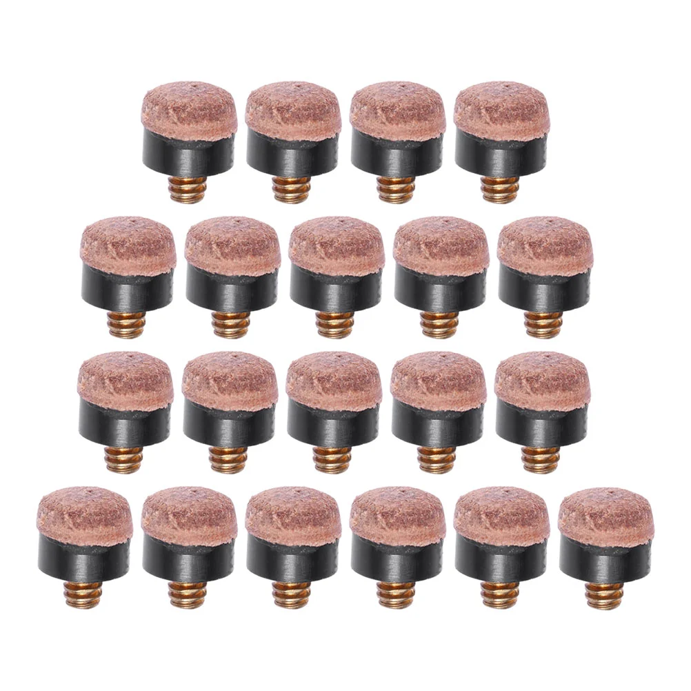 

Cue Tips Billiard Pool Tip Replacement Stick Slipaccessorieshead Supplies Screw Portable Snooker Necessity Cues Brass Parts