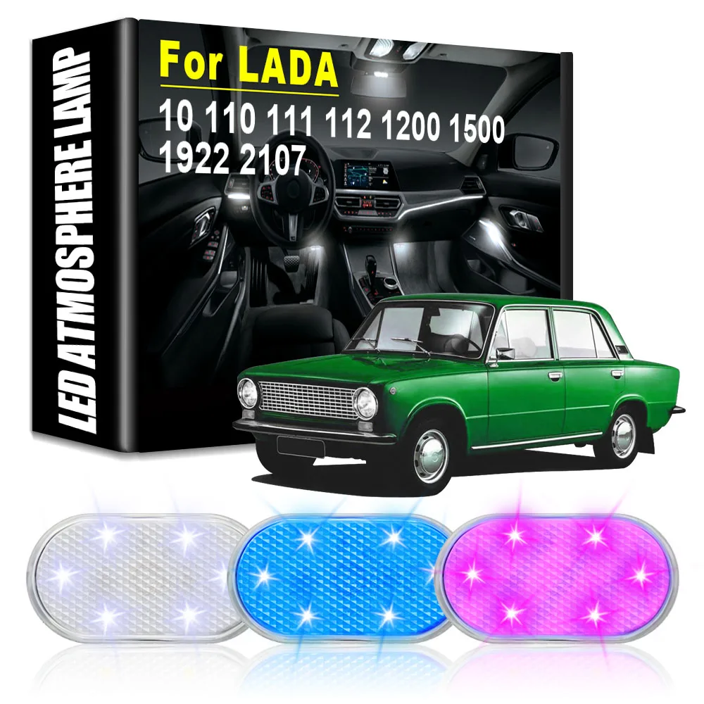

Car LED Atmosphere Lights Car Rechargeable Touch Lamps Auto Goods Car Accessories for LADA 10 110 111 112 1200 1500 1922 2107