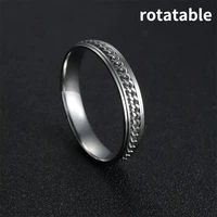 stainless steel chain rotating decompression couple bracelet european and american high quality fashion business hand jewelry