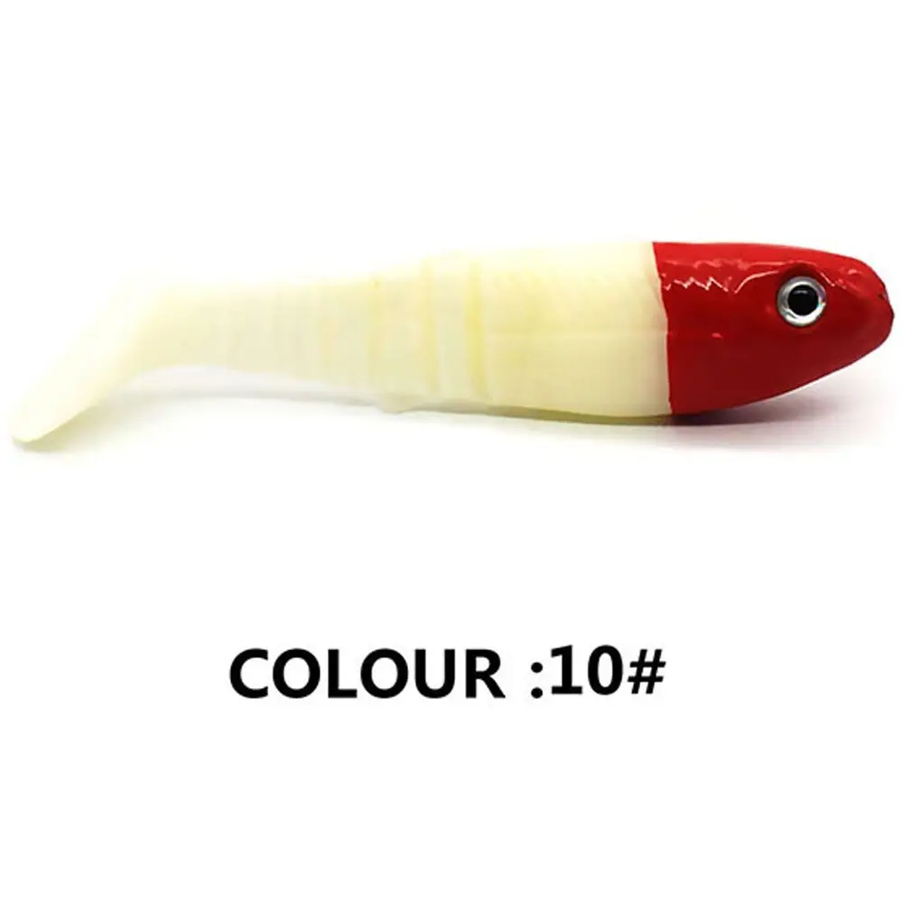 5 шт. приманка для рыбалки 8 см/6 г воблеры с Т-образным хвостом силиконовая