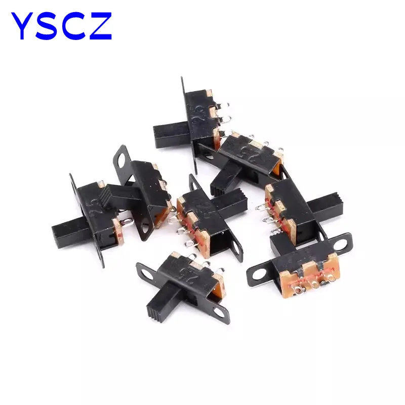 10/20 шт. 50 в 0 5 а SS12F15 мини-размер черный SPDT переключатель слайдов для DIY Power Electronic