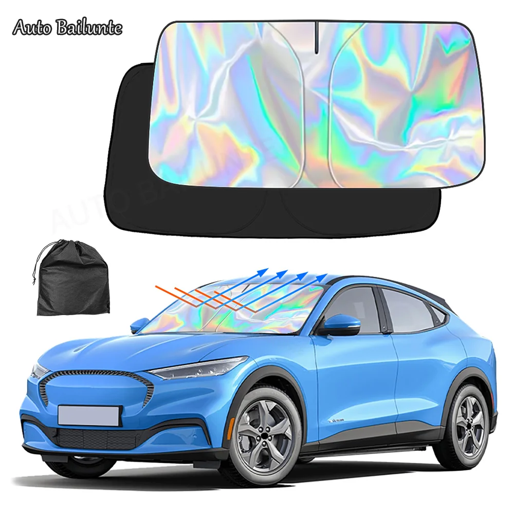 Солнцезащитный козырек для переднего стекла автомобиля Ford Mustang Mach-E 2021-2024