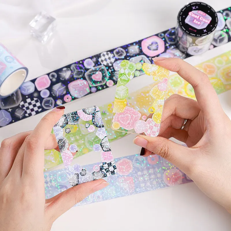 

Новинка 2 м кавайная мультяшная льдовая специальная форма для ландшафтного дизайна Васи-лента Журнал DIY декоративные Маскировочные ленты канцелярские принадлежности