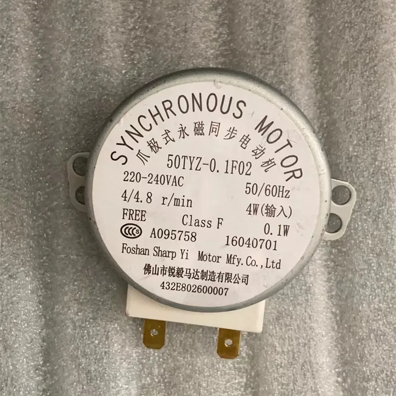 Фото Микроволновая печь 50 tyz-0. 1f02 фотосессия 4 Вт 11 мм роликовый синхронный двигатель для Panasonic Galanz lg Запчасти для микроволновой печи аксессуары №2