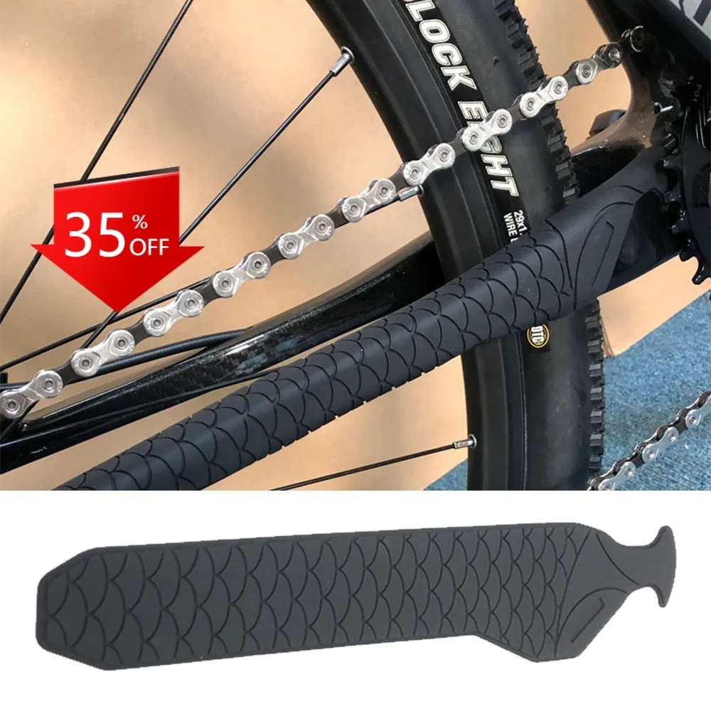 

3D Silicone MTB Bike Chain Posted Guards Frame Scratch-Resistant Protector Bicycle Care Guard Cover Cycling Accessories
