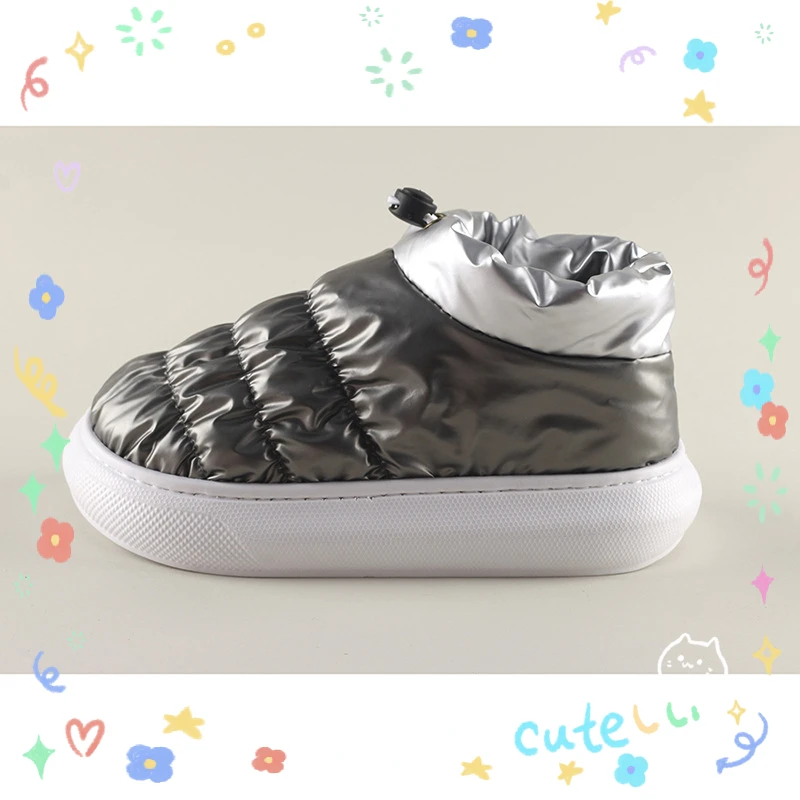 

Fashion Waterproof Couple Snow Boots for Women's Outdoor Plush Cotton Shoes Non Slip Unisex Ankle Winter Boots Zapatos De Mujer