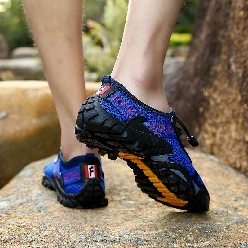 Mens Wading Shoes Unisex  Aqua Shoes Women Hiking Quick-Dry Sneakers Water Shoes