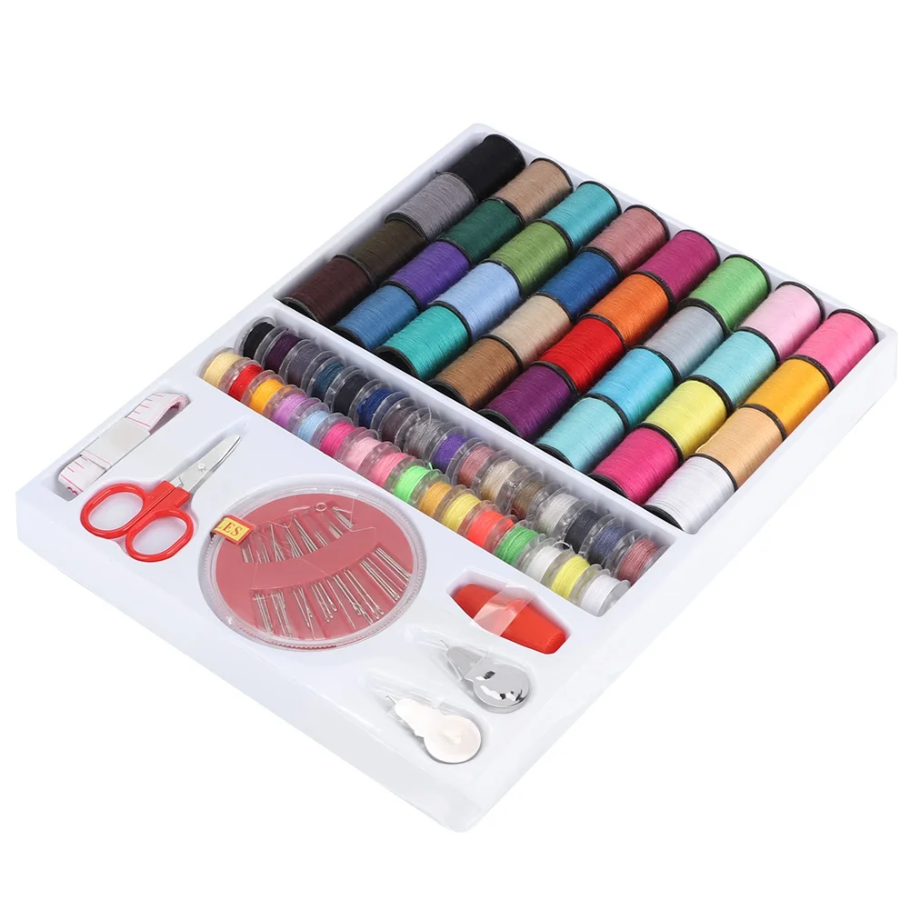 

Home Travel Sewing Kit Scissor Thread Needle Measuring Tape Set Sewing Tool