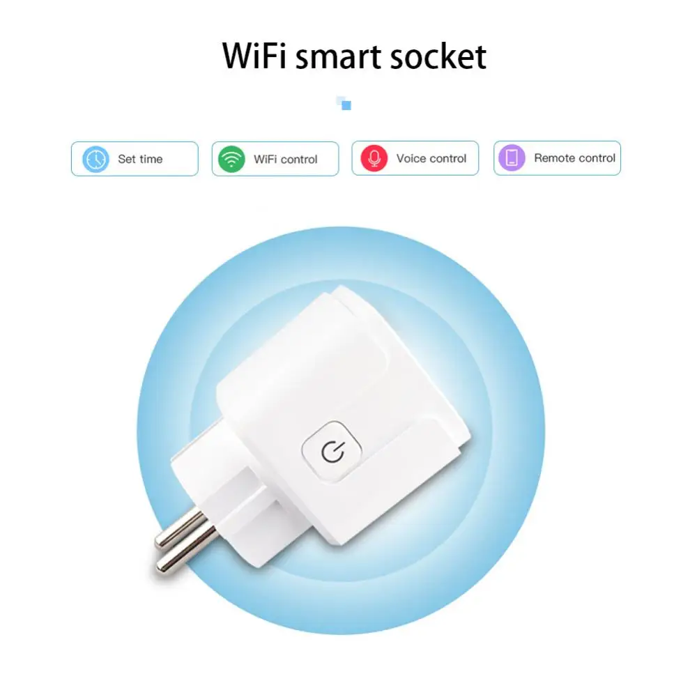 

Works With Siri Amazon Alexa Google Home Smart Socket Remote Control Eu Plug Wireless 16a Apple Homekit Electrical Outlets