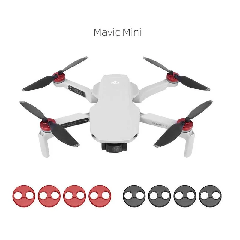 

For DJI Mavic Mini / Mini 3 Pro Drone Accessories 4Pcs/Set Aluminium Alloy Motor Protective Dust-proof Cover Replace Repair Part