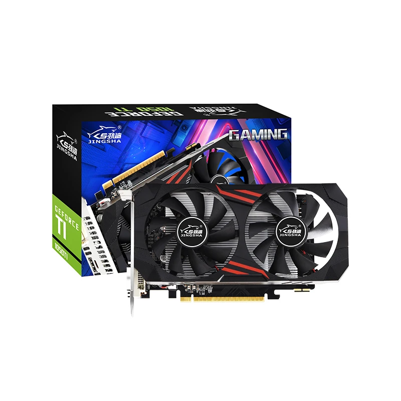 JINGSHA GTX 1050TI 4G Оригинальная графическая карта 128 бит GDDR5 1050Ti 4 Гб графические карты GPU