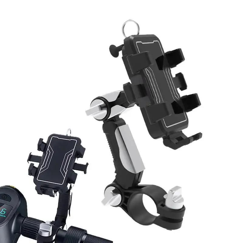 

Motorcycle Bike Phone Holder Anti-slip Bracket GPS Clip Universal Bicycle Electric Bikes Phone Stand Bracket For All Smartphones