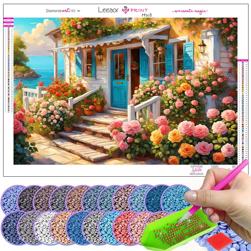 Алмазная живопись 5D сделай сам новый продукт 2024 Набор для вышивки крестиком в