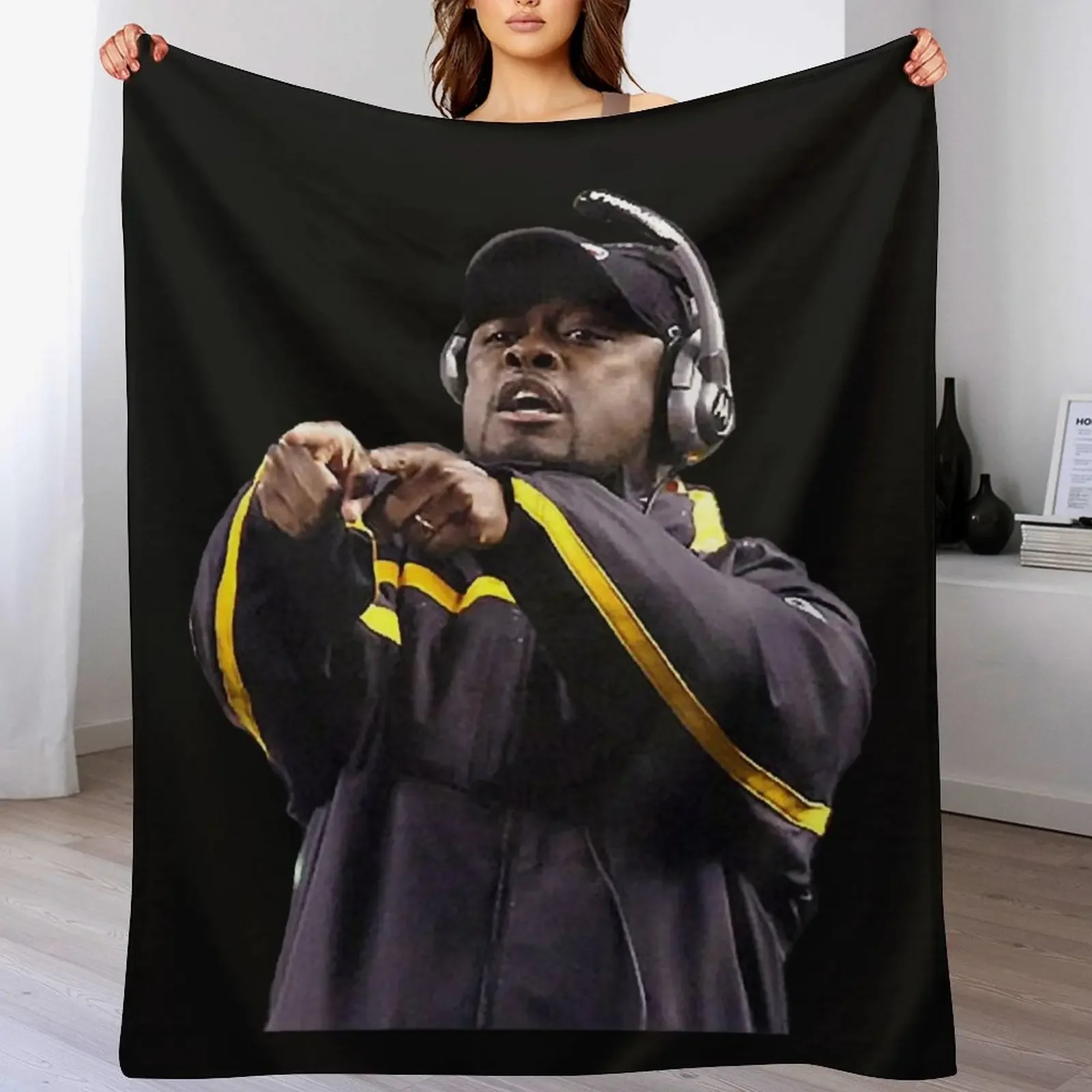 Детское плюшевое одеяло Mike Tomlin