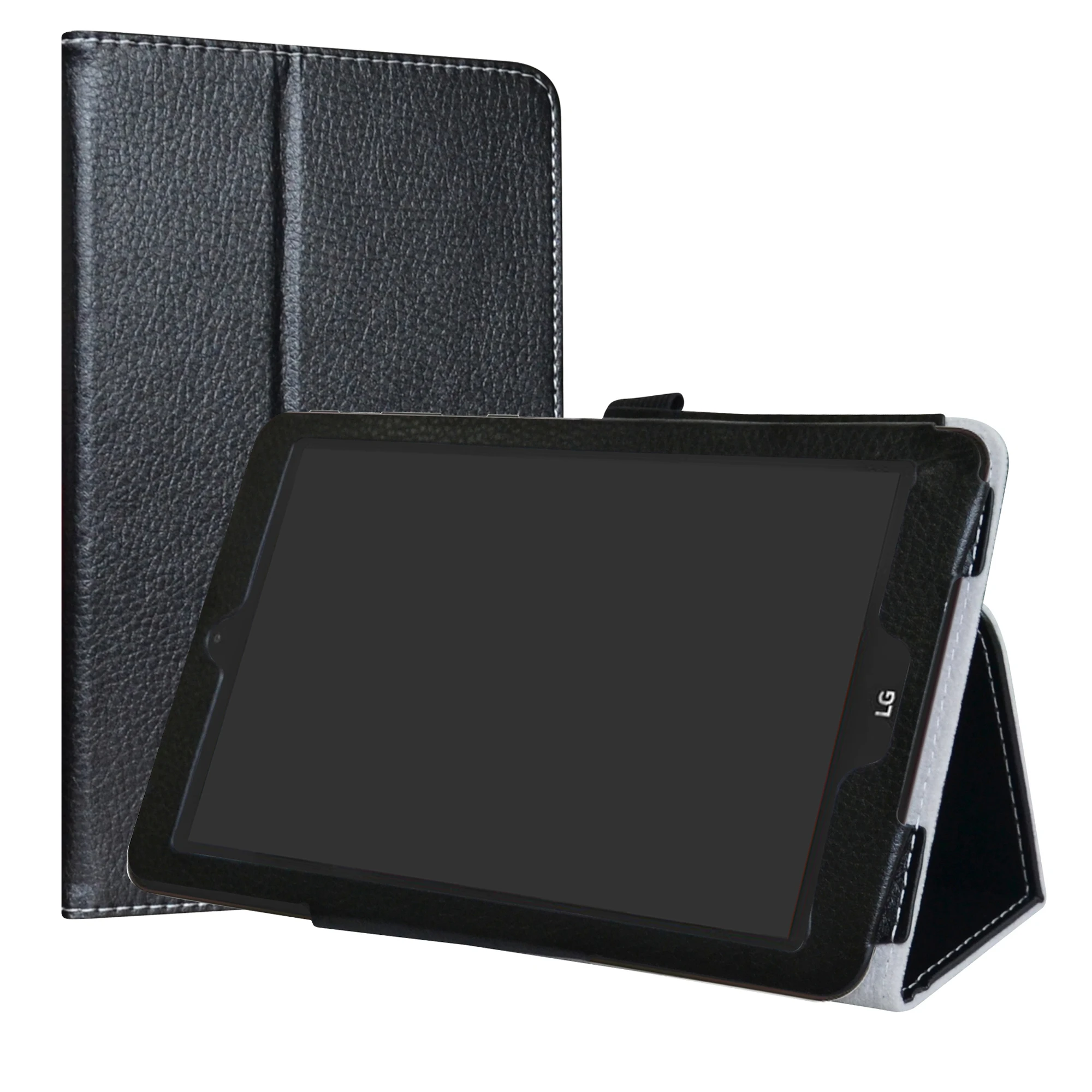 Case For  8" LG G Pad X II 8.0 Plus V530 Tablet Folding Stand PU Leather Cover with Magnetic Closure