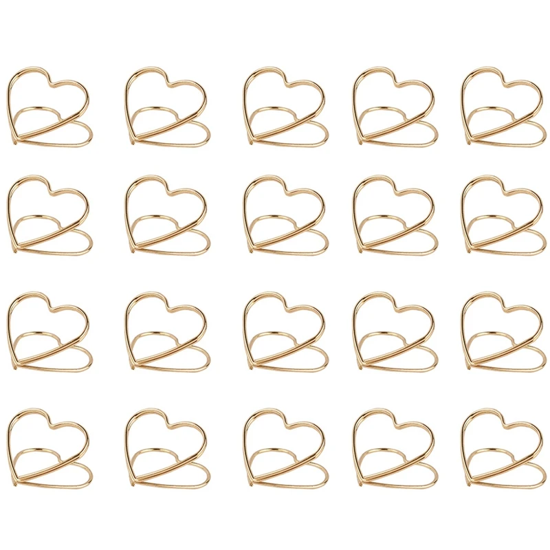 

20 шт., двухслойный металлический держатель для записей