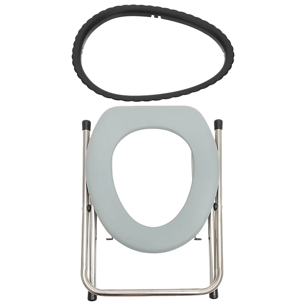 

Foldable Squatting Toilet Chair Portable Toilet Stool for Elderly and Pregnant Woman Lavatory