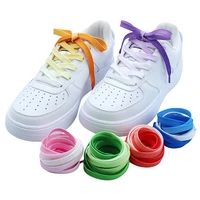 colorful shoe laces flat for casual canvas white shoes rainbow shoelaces do not fade shoelace men and women universal 1 pair