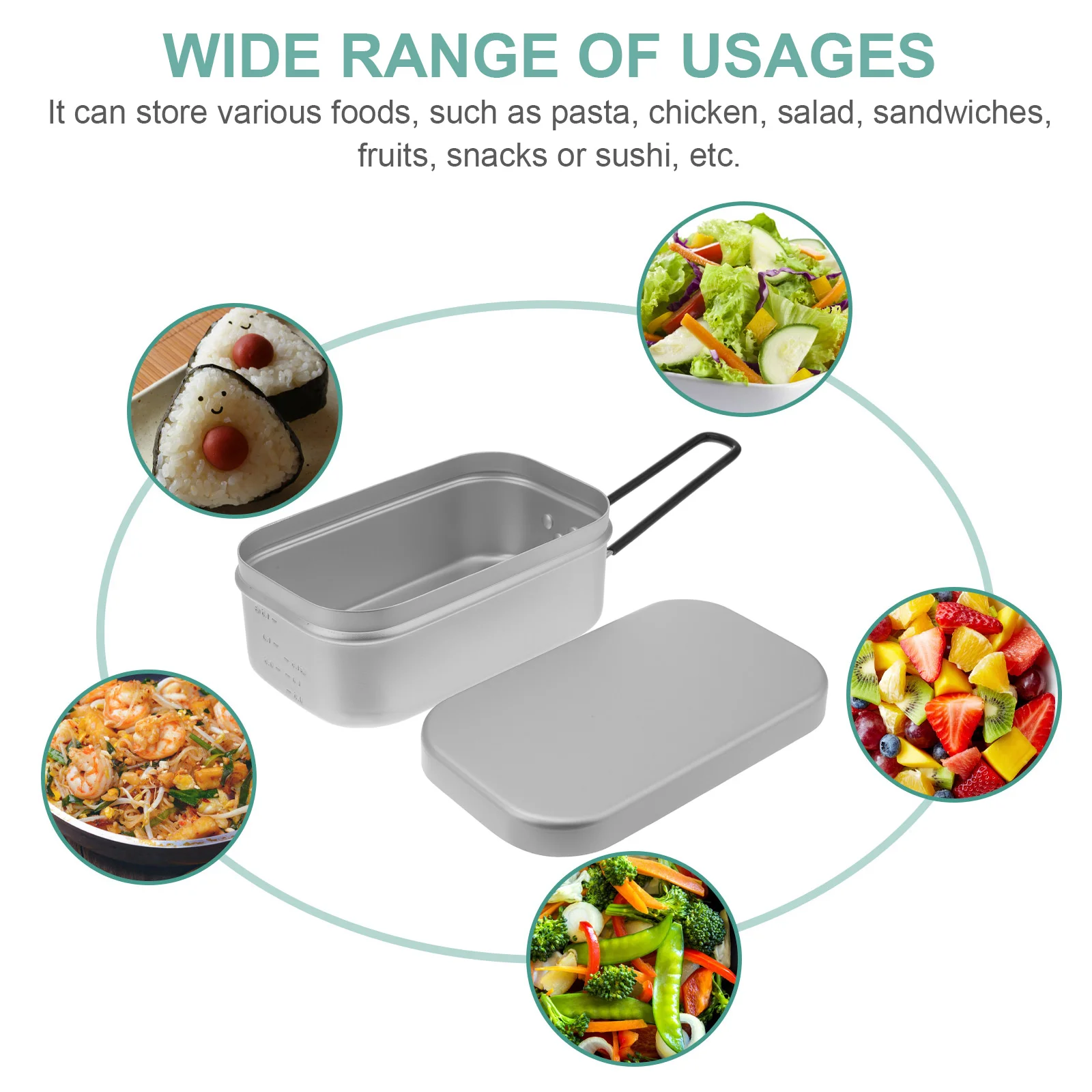 

Camping Box Stainless Steel Bento Metal Plates Gi Plate Lunch Containers Tin Survival Set Eating Store Gear Ww2 Scout Boy